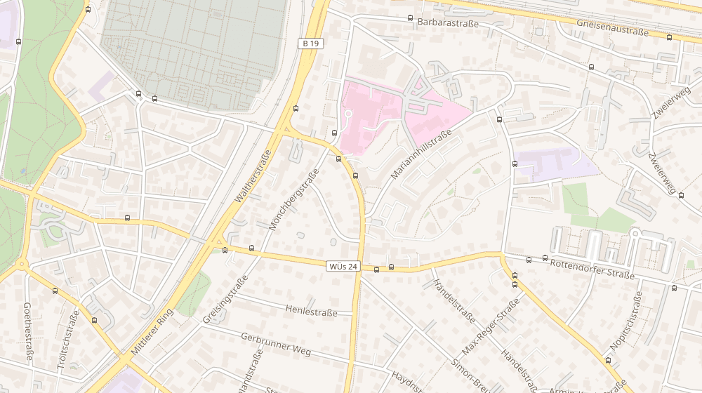 Karte: Asciburgia in der Salvatorstraße 16, Würzburg